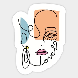 love girl Sticker